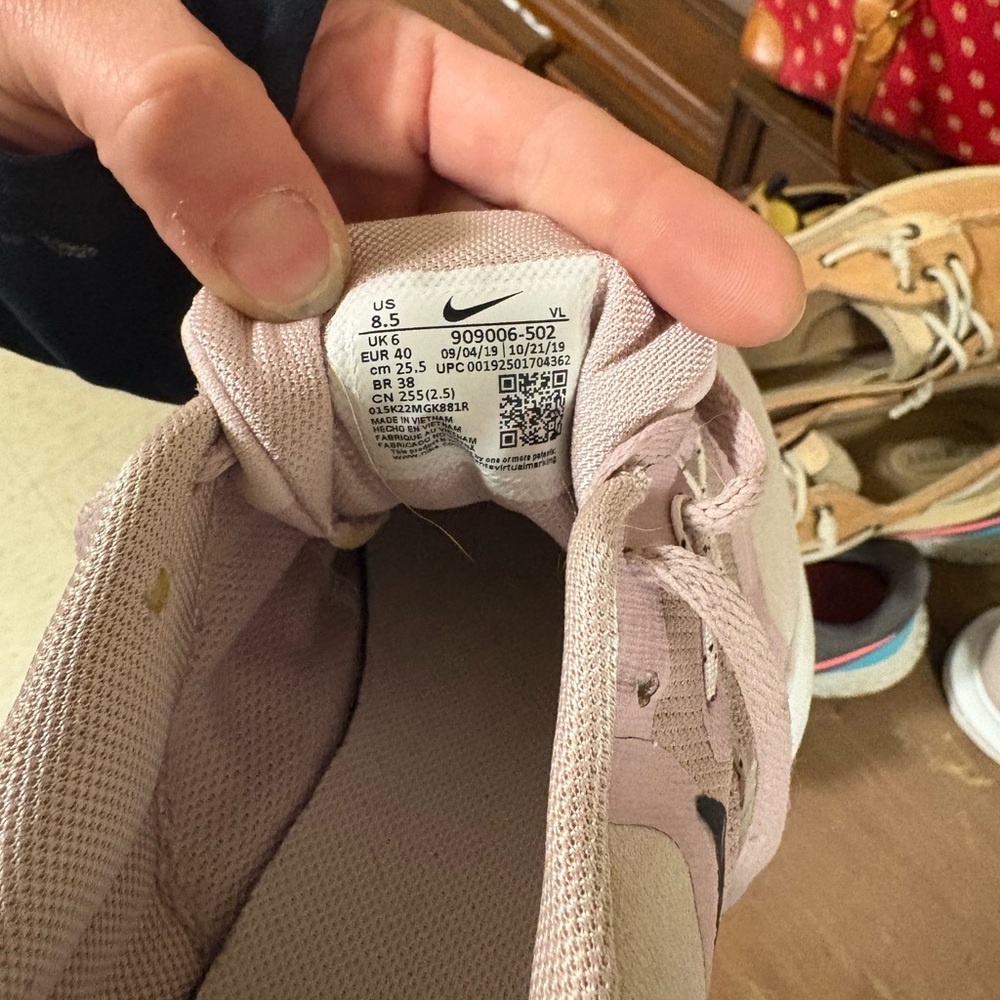 Nike Light Pink Athletic Shoes